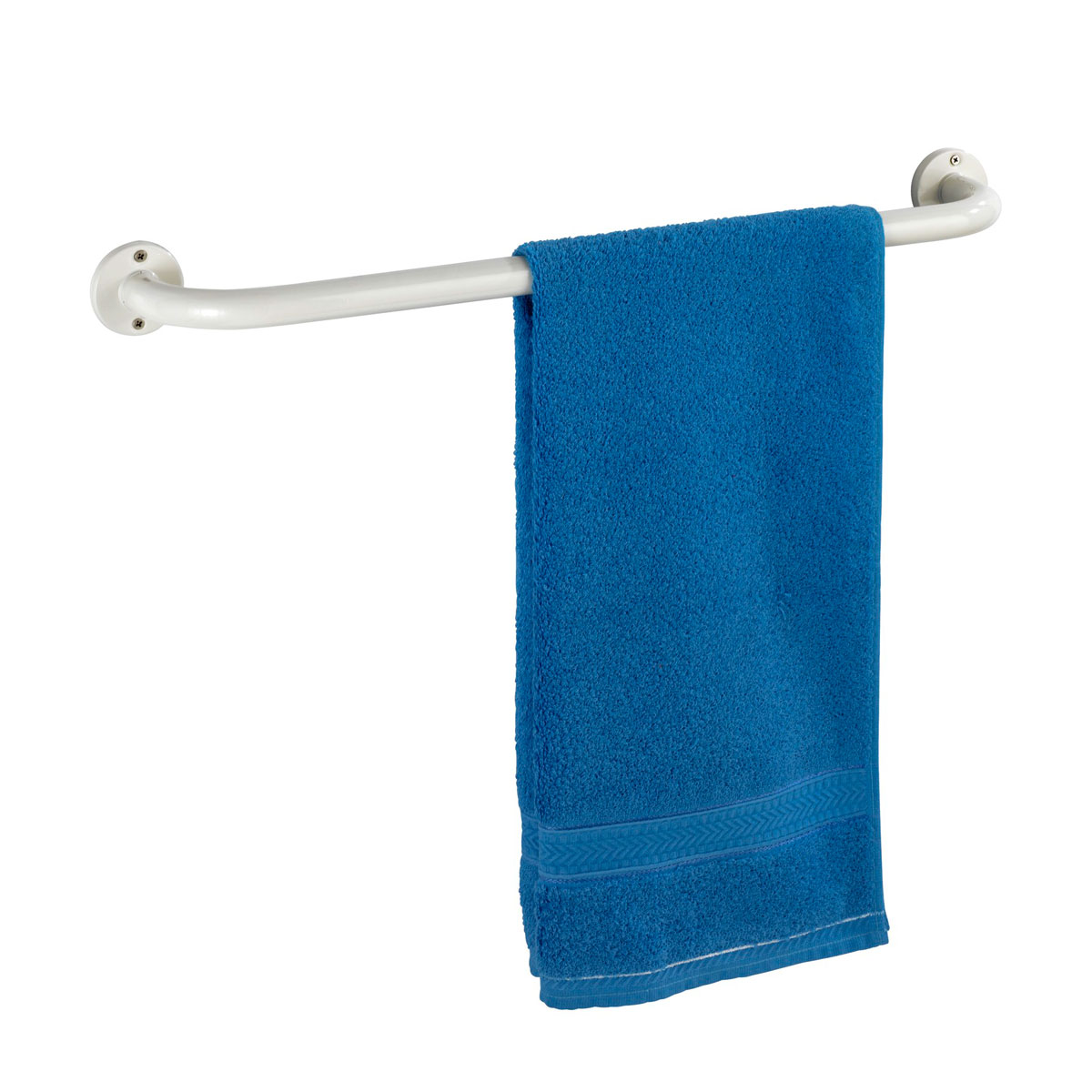 Wenko Badetuchstange Basic weiß 60 cm Bild 2