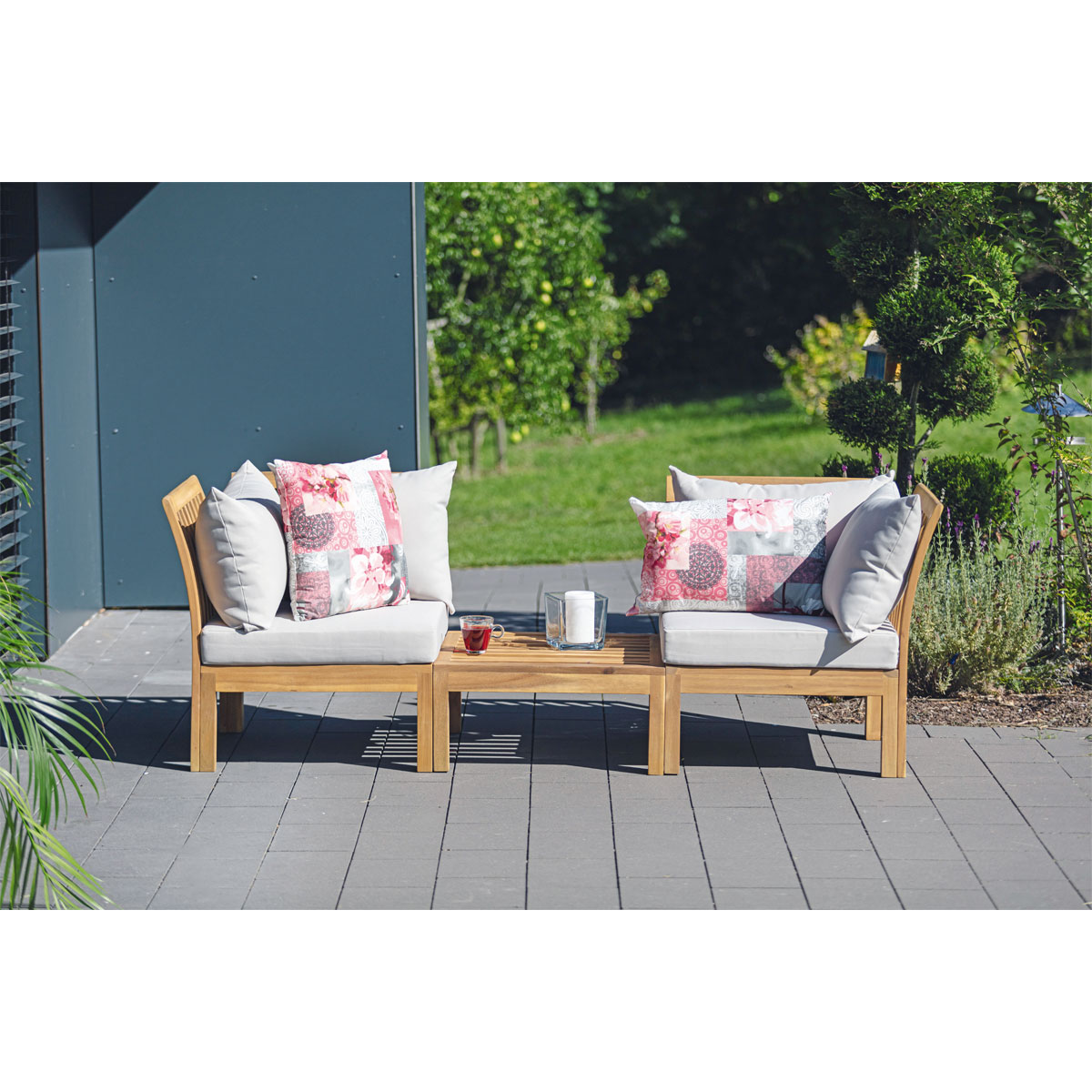 Haveson Eckteil Rhodos 60 x 71 x 71 cm Bild 12