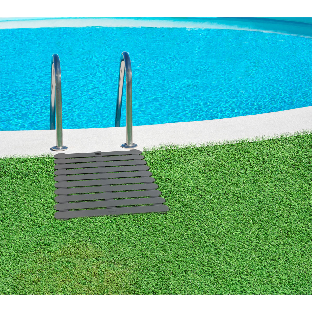 Wenko  Duschmatte Indoor und Outdoor Grau 55 x 55 cm Bild 9