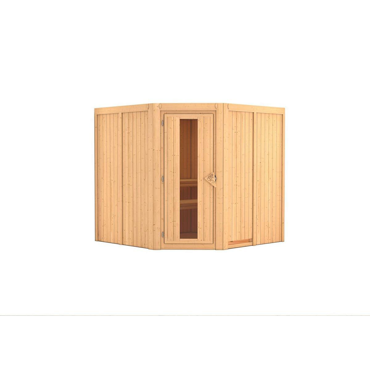 Karibu  Elementsauna „Jarin“, mit Energiespartür Bild 2