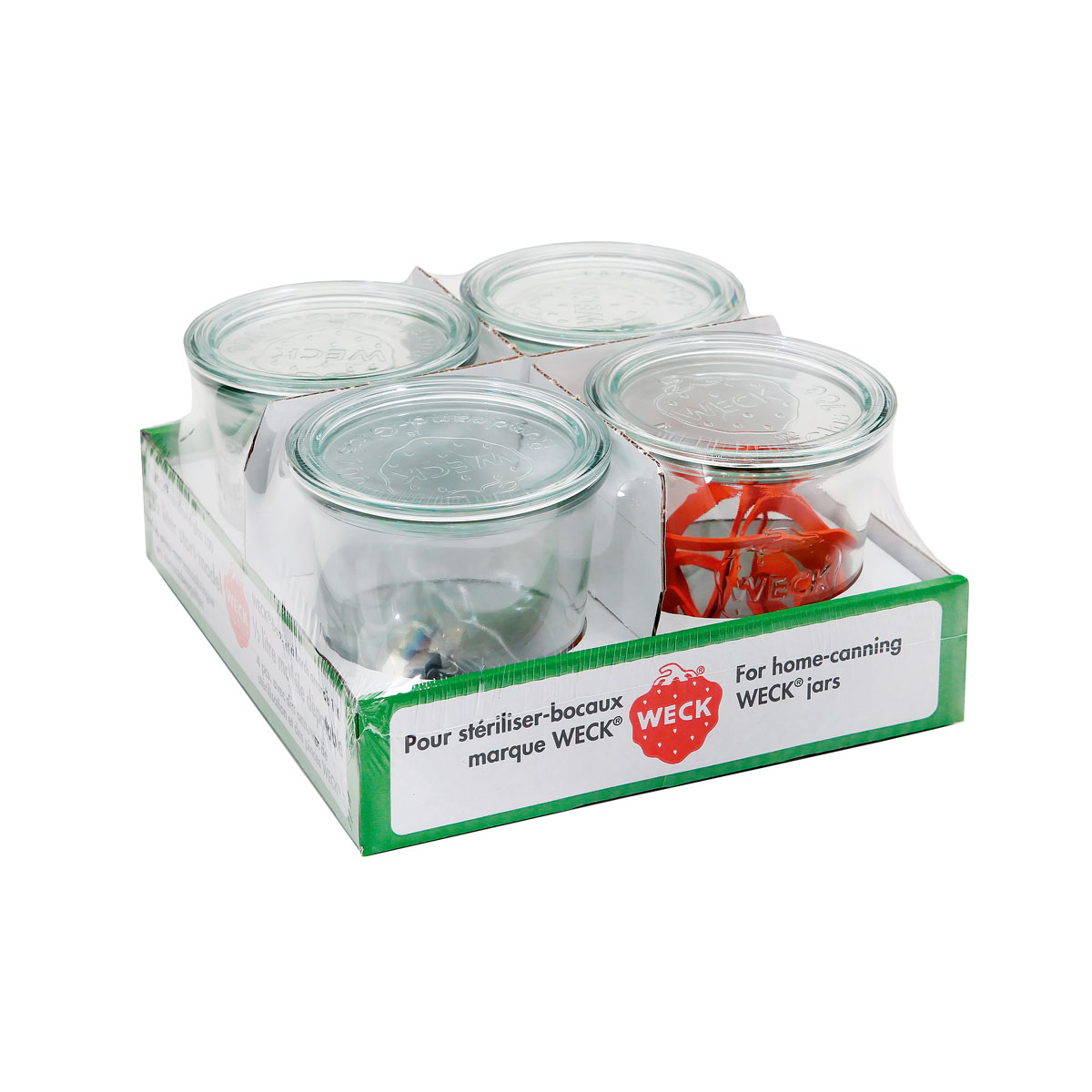 Rundrand-Glas 0,5 L 4 Stück