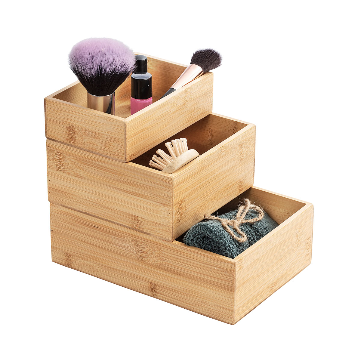 Wenko  Bambus Ablage Terra L 2er Set Bild 5