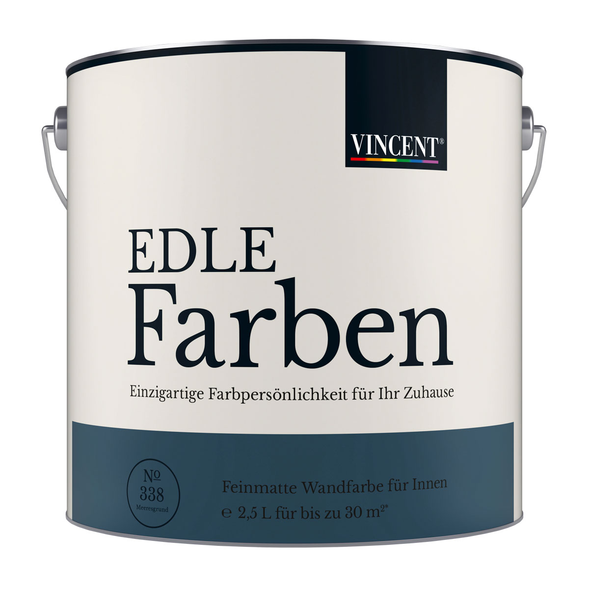 Vincent Wandfarbe Edle Farben Meeresgrund 2,5 L Bild 1