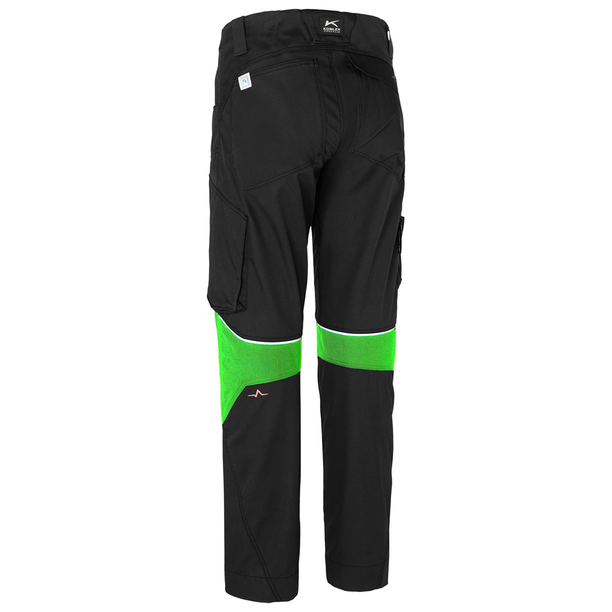Kübler  Bundhose PULSE LIGHT schwarz/neongrün Größe 56 Bild 4