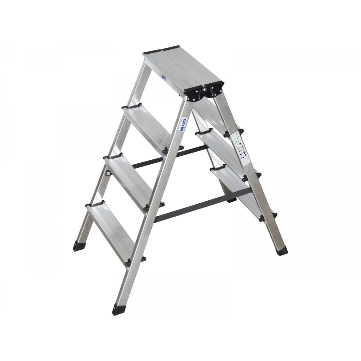 Krause Stufen-Doppelleiter Dopplo 2 x 4 Stufen