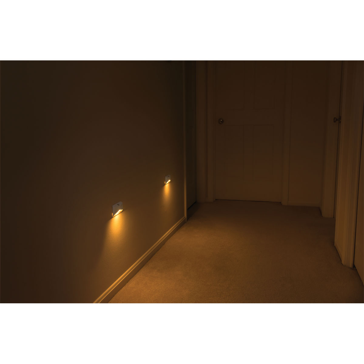 Batteriebetriebens Treppennachtlicht Amber-Gelblicht Bild 4