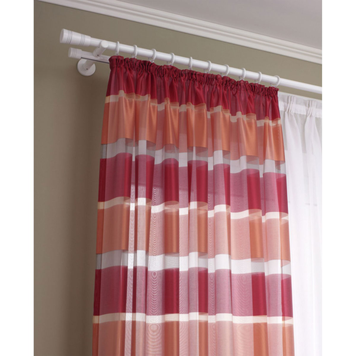 Gardinia Doppel-Kombiträger Chicago offen für Durchmesser 20 mm 8/6 cm weiß Bild 4