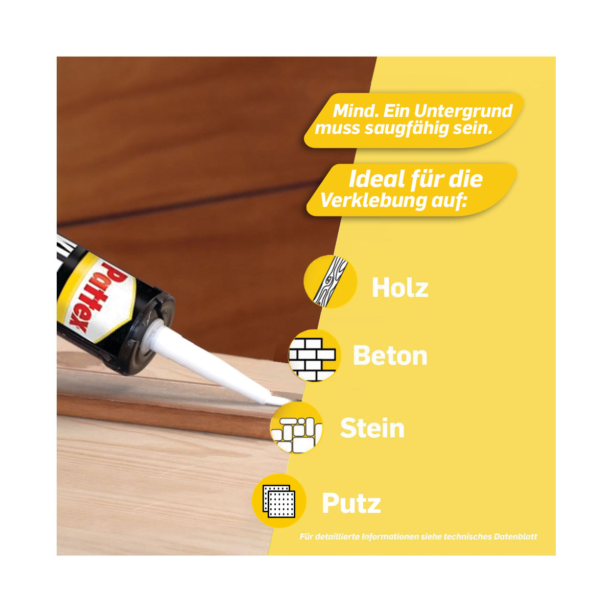 Pattex Montagekleber Kleben statt Bohren 400 g Bild 2