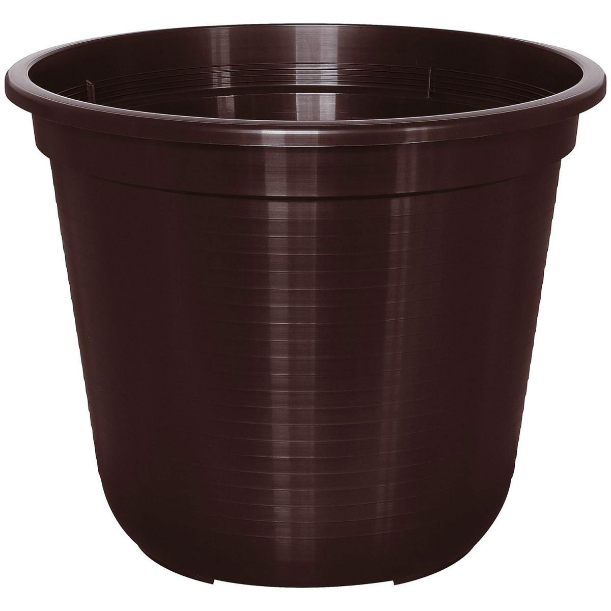 Geli Blumentopf Kunststoff 45 cm braun