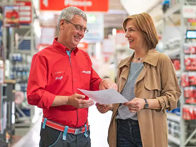 Beratung mit Profi bei HELLWEG