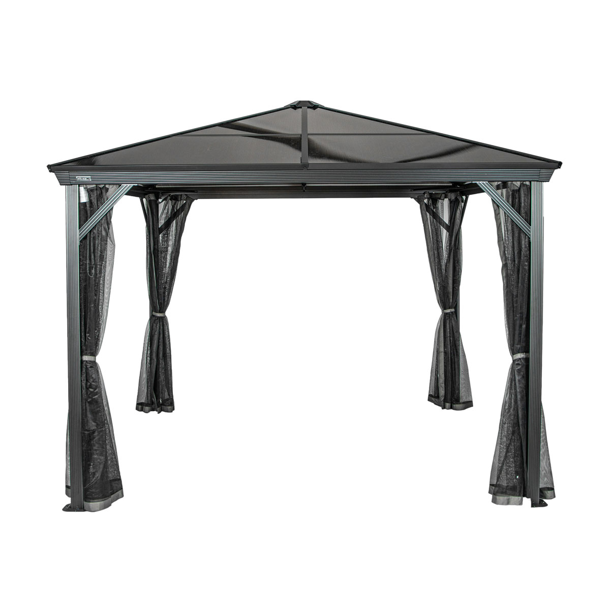 Sojag Pavillon Verona 1014 inkl. Moskitonetz 298,3x422,5x261cm Anthrazit Bild 2