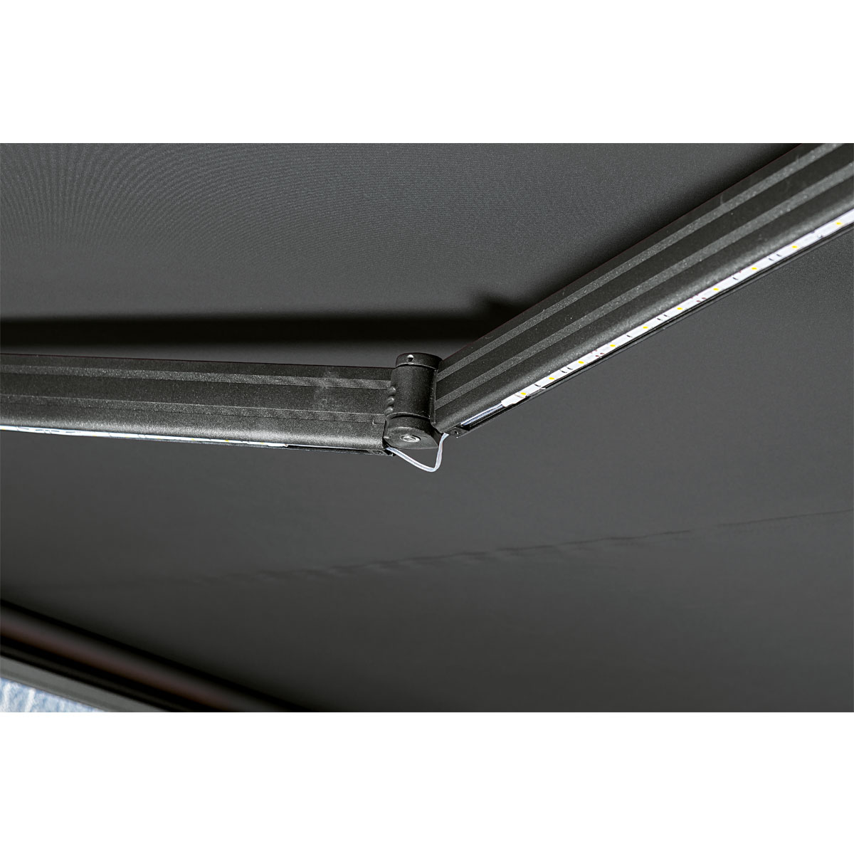 Durabil Markise inkl LED-Beleuchtung 400 x 300 cm anthrazit Bild 3