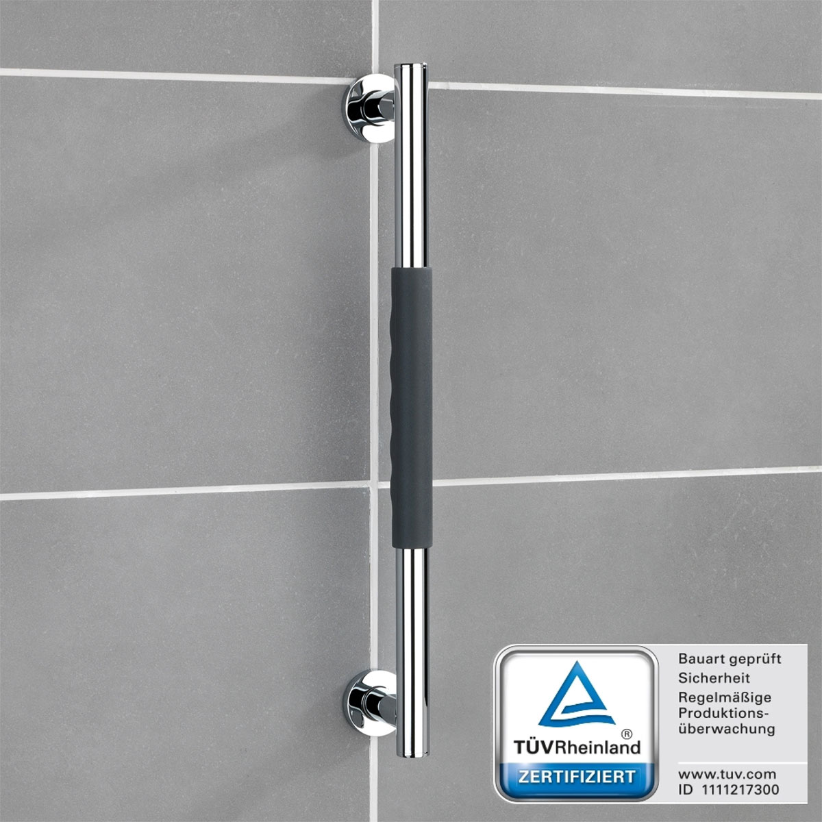 Wenko  Edelstahl Wandhaltegriff Secura 50,5 cm Bild 7