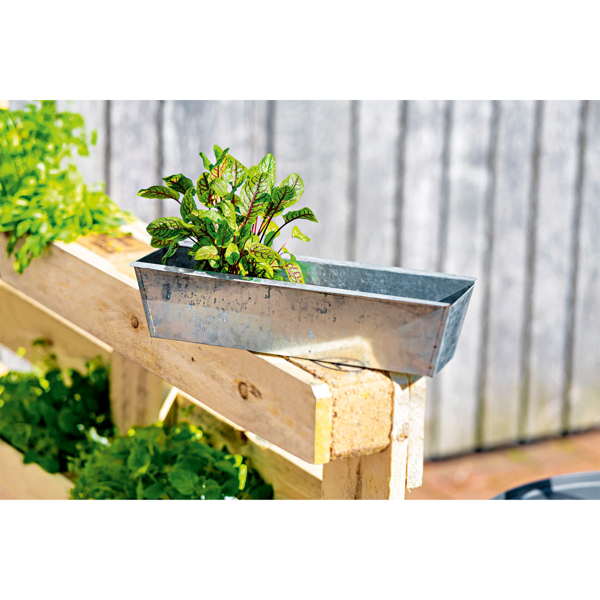 Zink-Balkonkasten 38 x 13 x 9,5 cm Bild 4