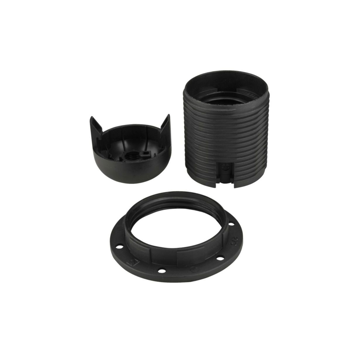 Unitec Lampen-Fassung E27, Außengewindemantel