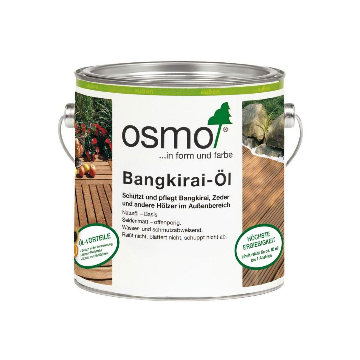 Osmo Bangkirai-Öl Dunkel 2,5 L Bild 1