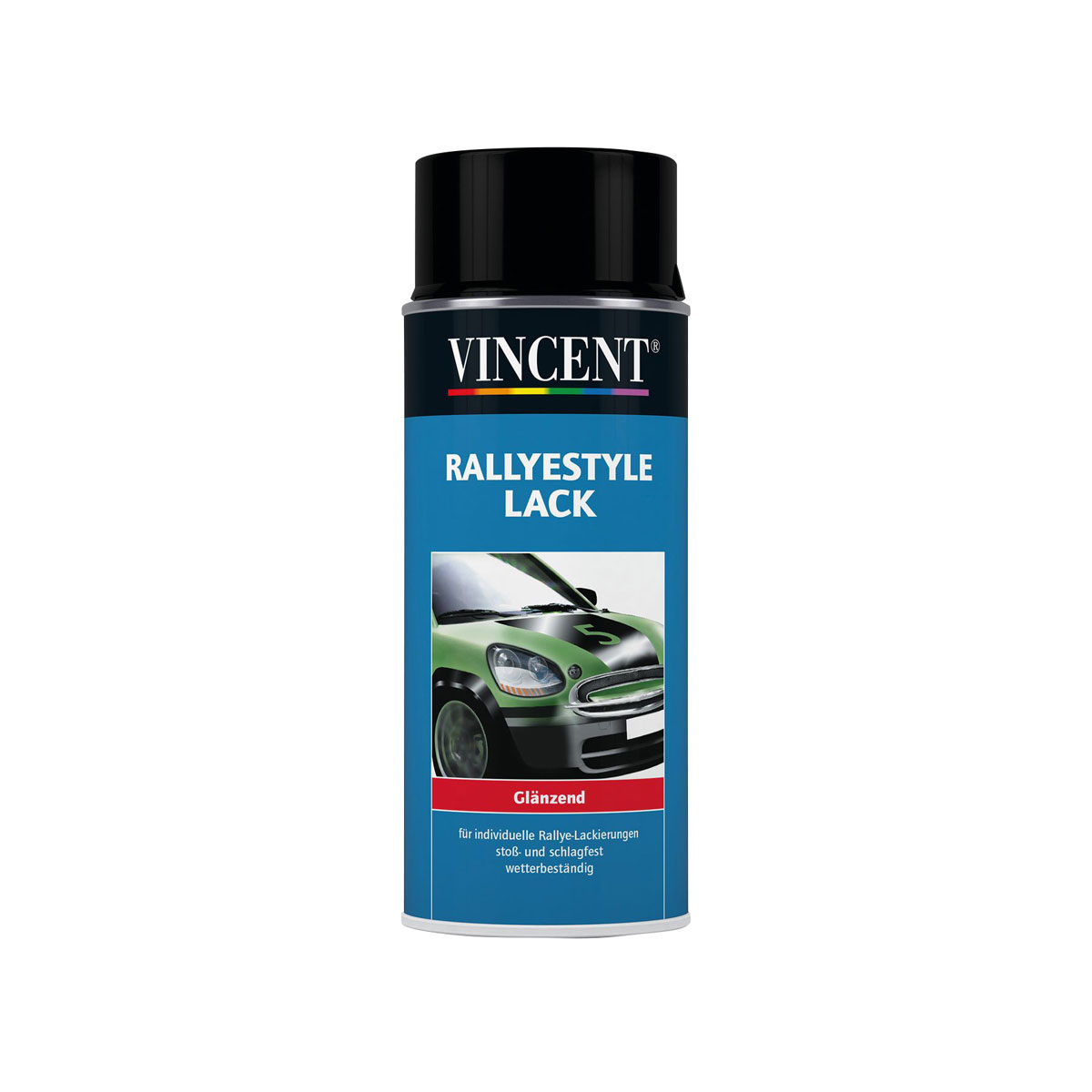Vincent Rallyestyle-Lack hochglänzend schwarz 400 ml