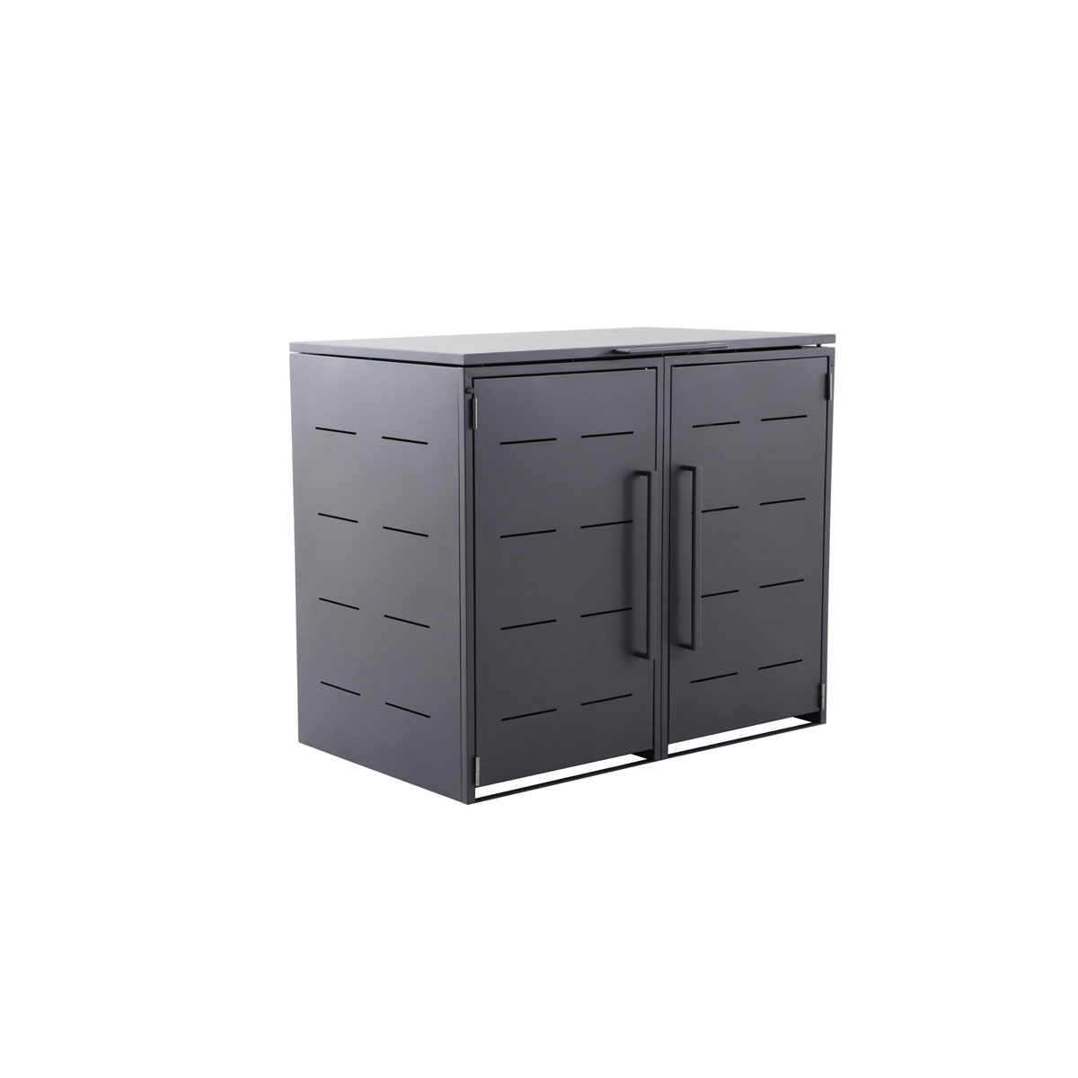 Durabil  Metall-Mülltonnenbox Design für 2 x 240l Bild 1