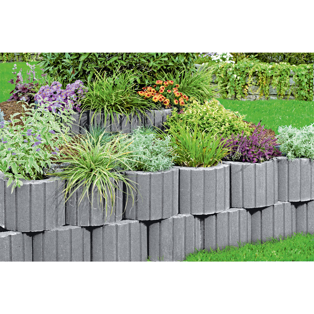 Lusit  Pflanzring klein grau 30 x 20 cm Bild 2