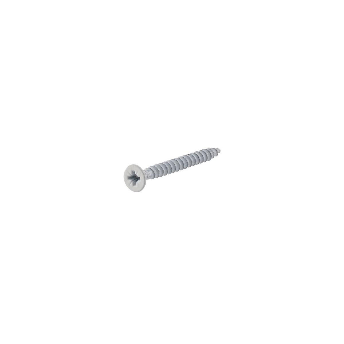 Suki Holzschrauben Basic Senkkopf 4 x 40 mm verzinkt weiß 9 Stück