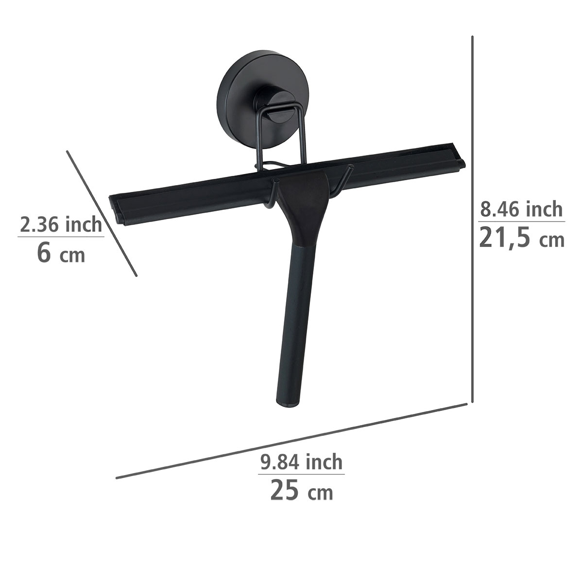 Wenko Duschabzieher Befestigen ohne bohren Vacuum-Loc Bild 5