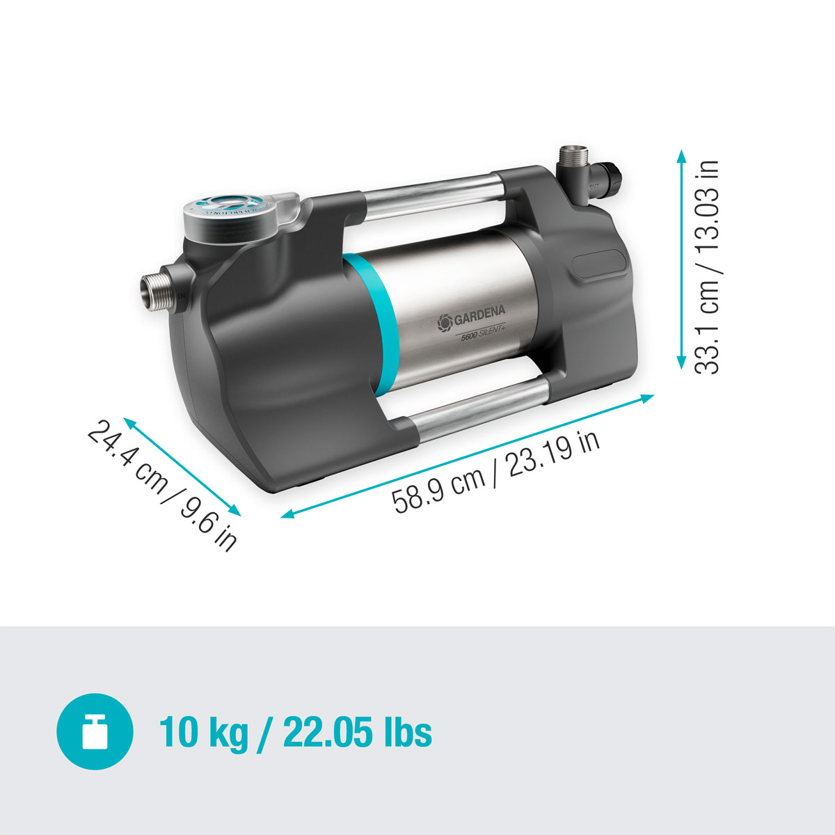 Gardena  Gartenpumpe 5600 Silent+ Bild 4