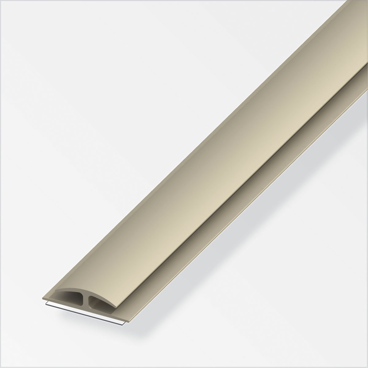 Alfer Einfass-Übergangsprofil 24 x 6 mm 1m selbstklebend braun