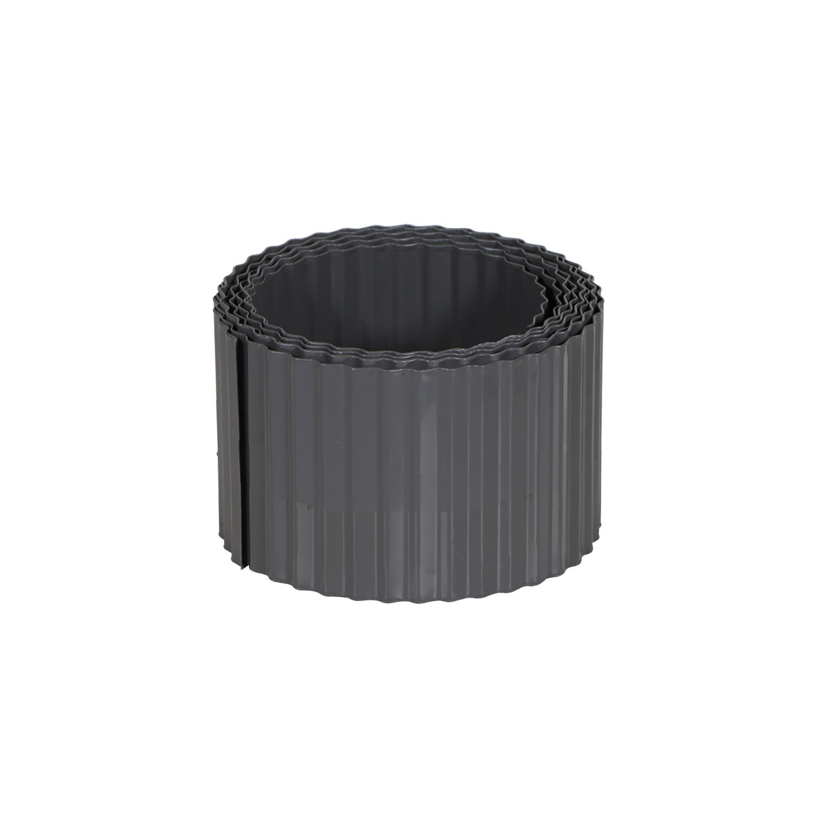 SIENA GARDEN  Rasenkante Metall grau, 6mx15cm