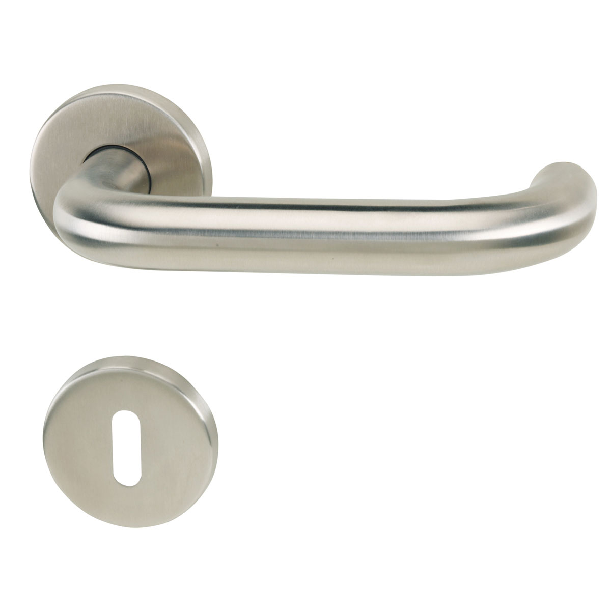 Alpertec Rosettengarnitur Toronto-R Edelstahl