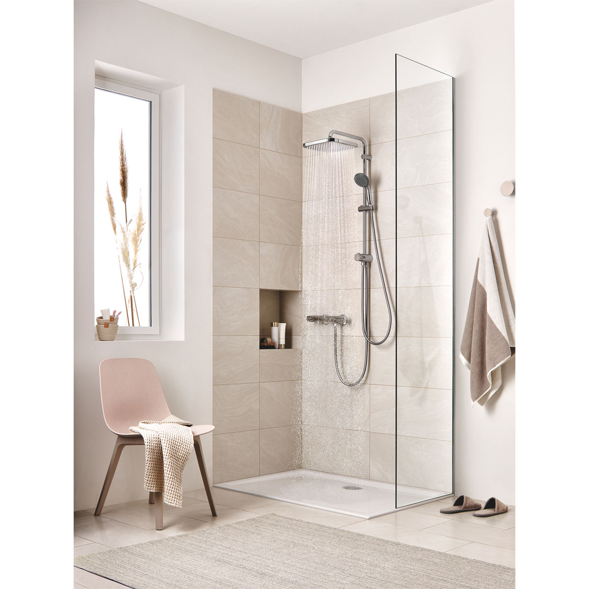 Grohe Handbrause Vitalio Start 100 HB 1 Strahlart chrom Bild 3
