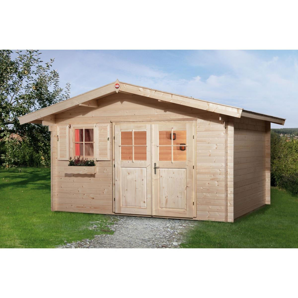 Weka Gartenhaus 111 Größe 3 460 x 450 x 262 cm Bild 1