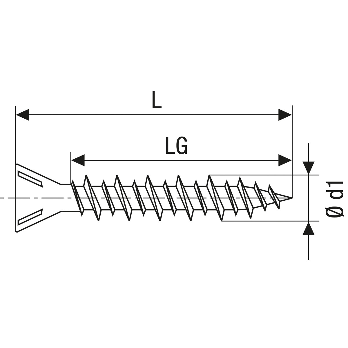 Gix Trockenbauschraube C für Gipsfaser 3,9 x 45 Bild 2