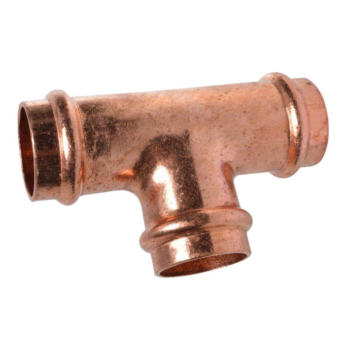 Kirchhoff T-Stück Pressfiting für Kupfer 28 mm V-Kontur 1 Stück Bild 1