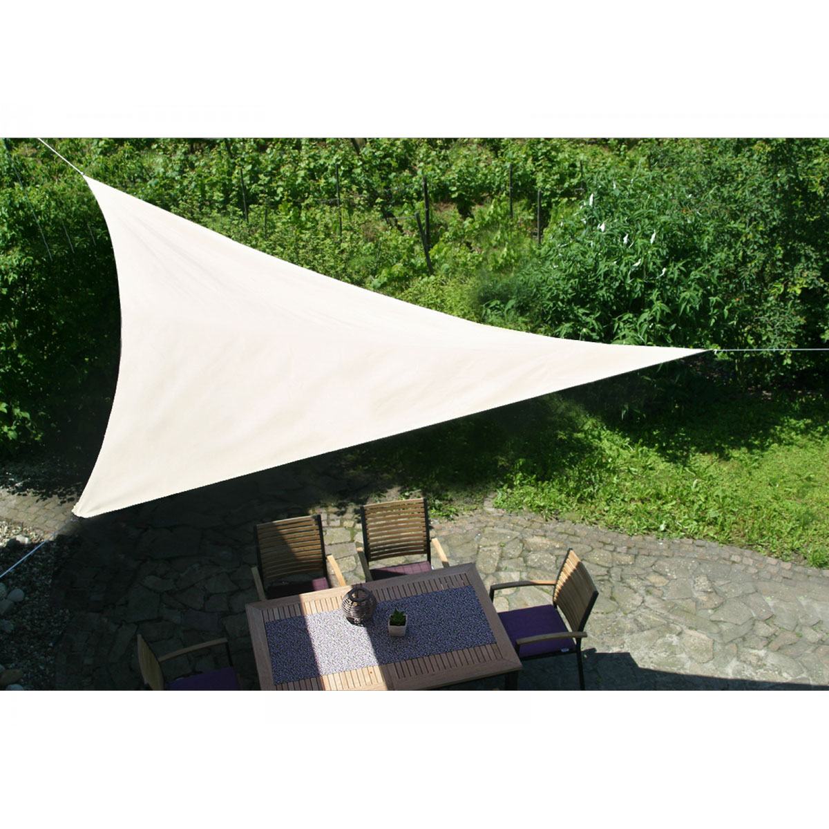 GO-DE Sonnensegel Natur 300 cm Bild 1