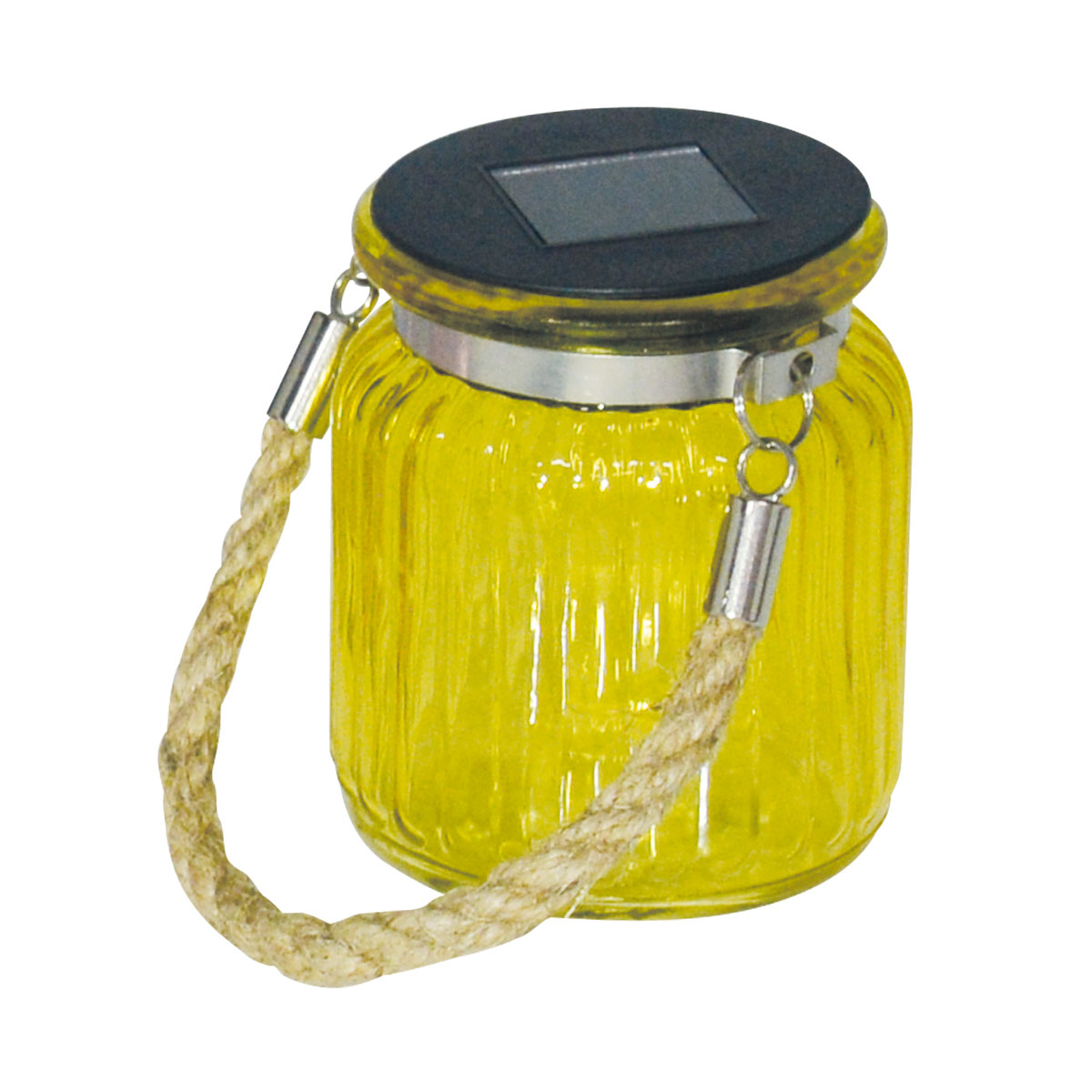 näve LED-Solar-Windlicht inkl Kordel gelb Bild 1