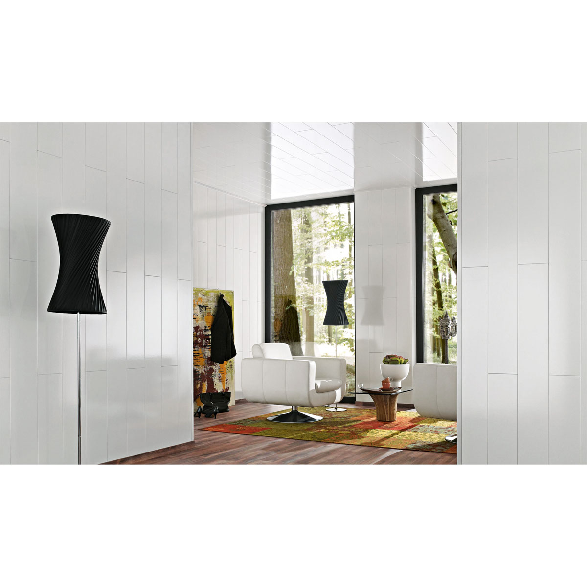 Specht Vinylboden  Paneel Ambiente weiß hochglänzend 260 x 20,2 x 0,1 cm Bild 5