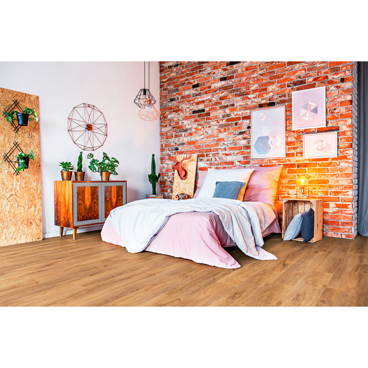 Specht Laminatboden Classic Somborner Eiche 138 x 19,3 cm Bild 4