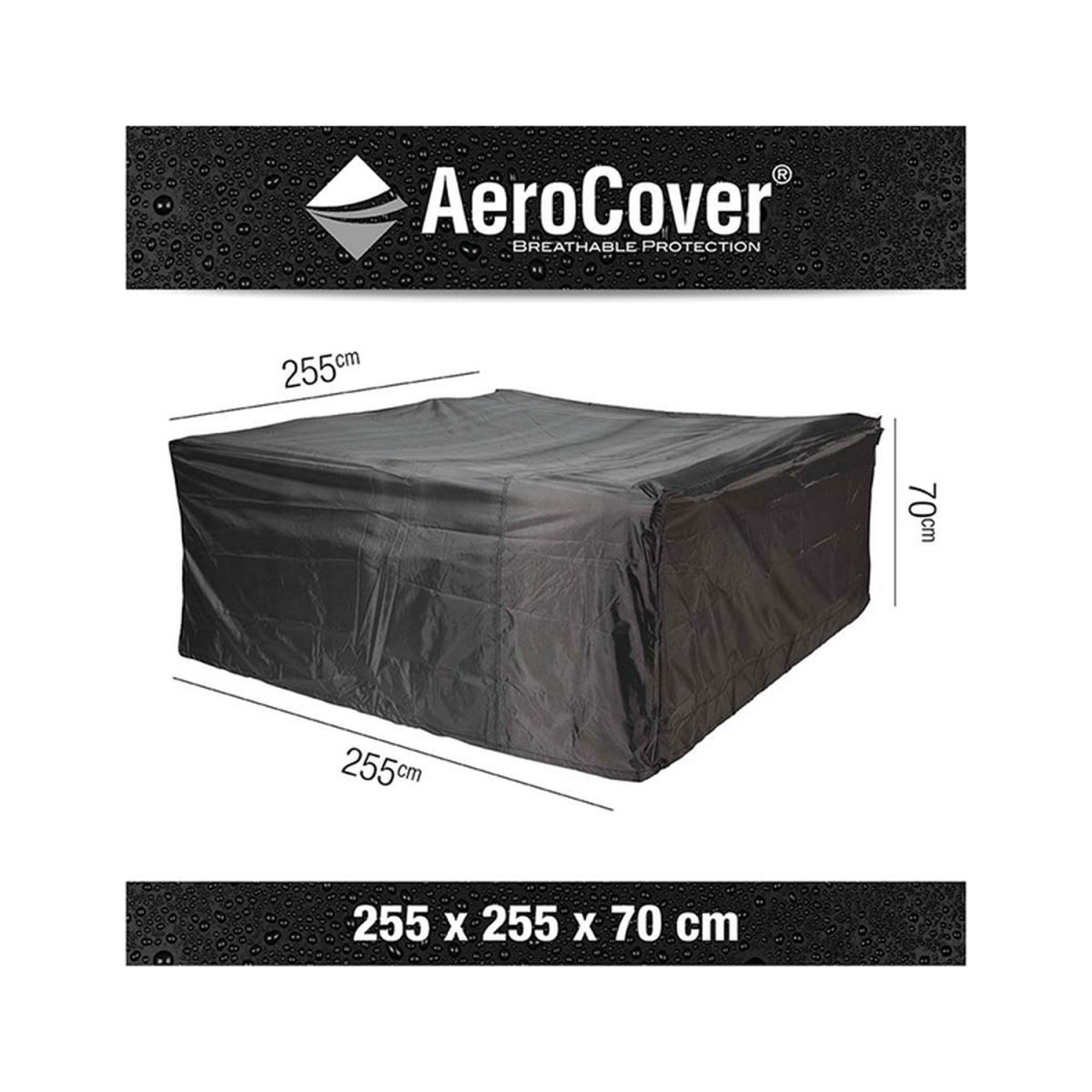 Schutzhülle Aero Cover für Lounge-Sets 255 x 255 x 70 cm Bild 1