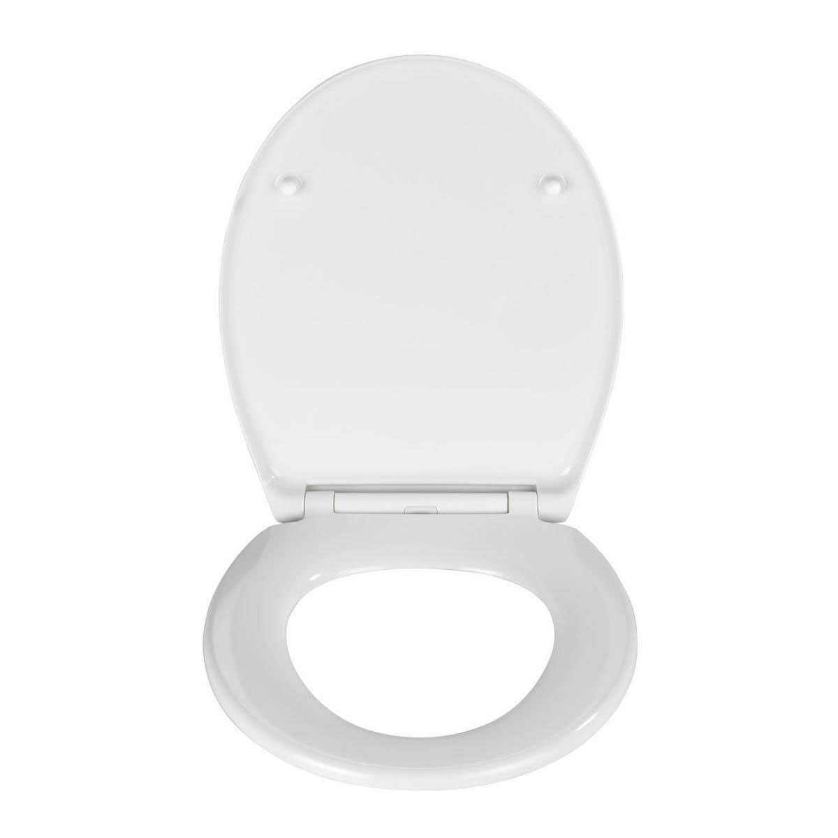 Wenko Premium WC-Sitz Samos Weiß antibakteriell mit Absenkautomatik Bild 2