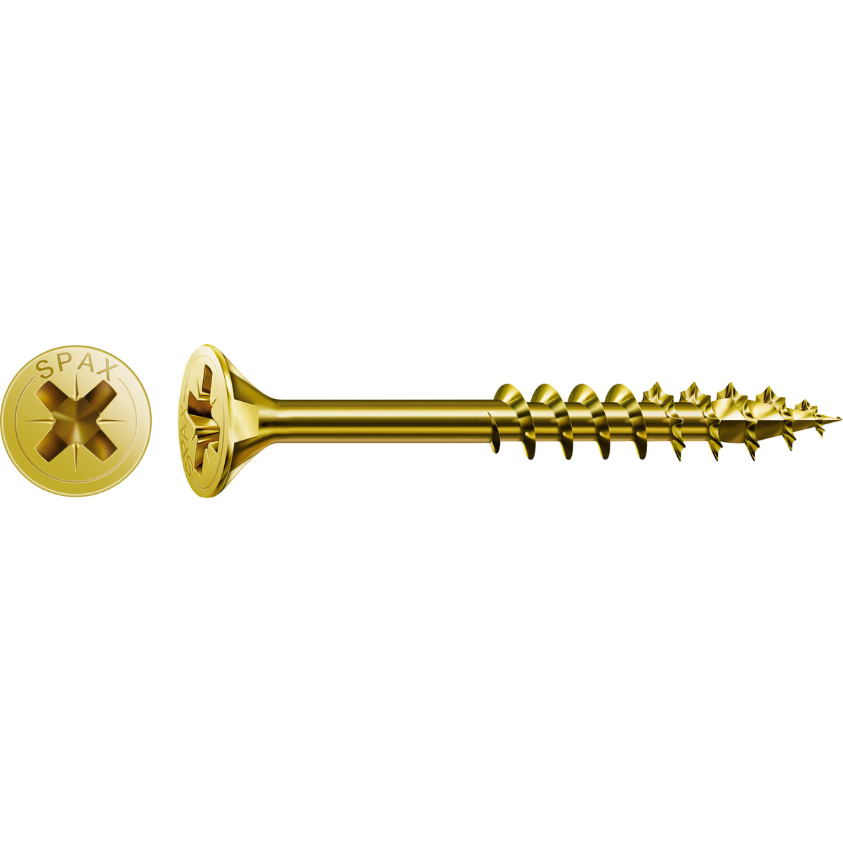 Spax Universalschrauben Yellox Senkkopf 4 x 40 S 20 Stück Bild 1