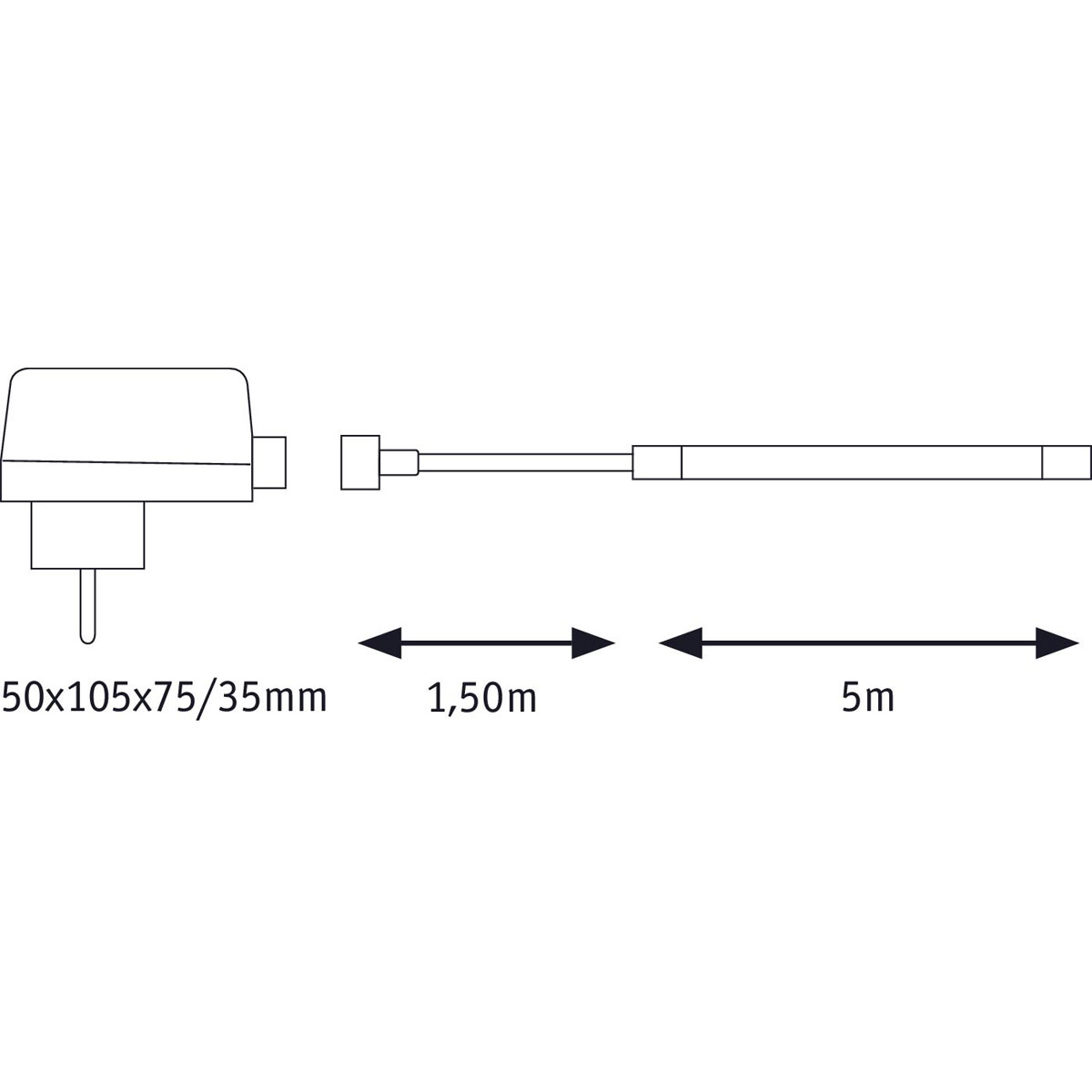 Paulmann  Strip Set SimpLED 5 m 20 Watt warmweiß beschichtet Outdoor Bild 7