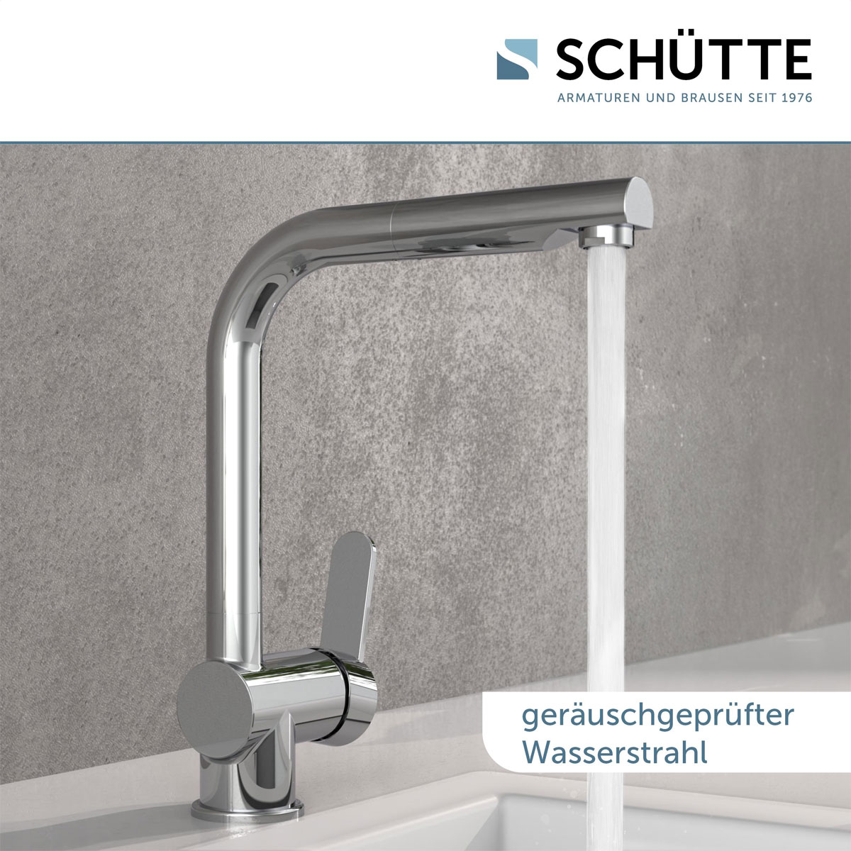 Schütte Spültischarmatur London chrom mit herausziehbarem Auslauf Bild 8