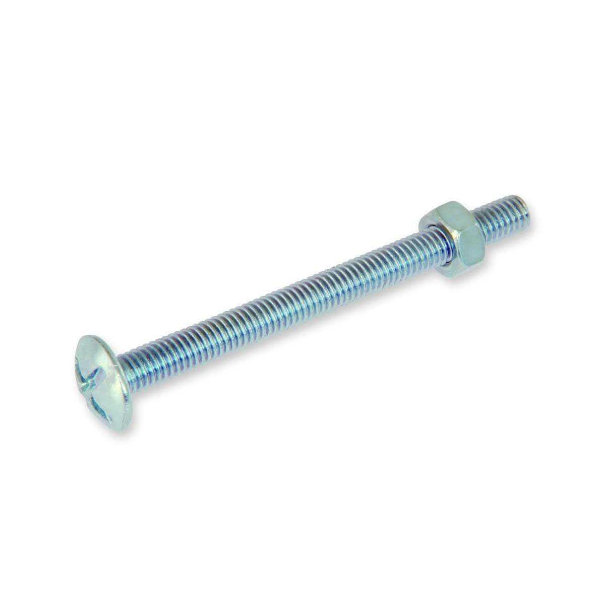 Suki Flachrundschraube Senkkopf Kreuzschlitz M6 x 80 mm 10 Stück