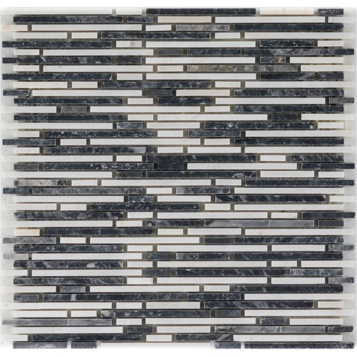 Mosaik Marmormatte Brick 30,5 x 30,5 x 1 cm
