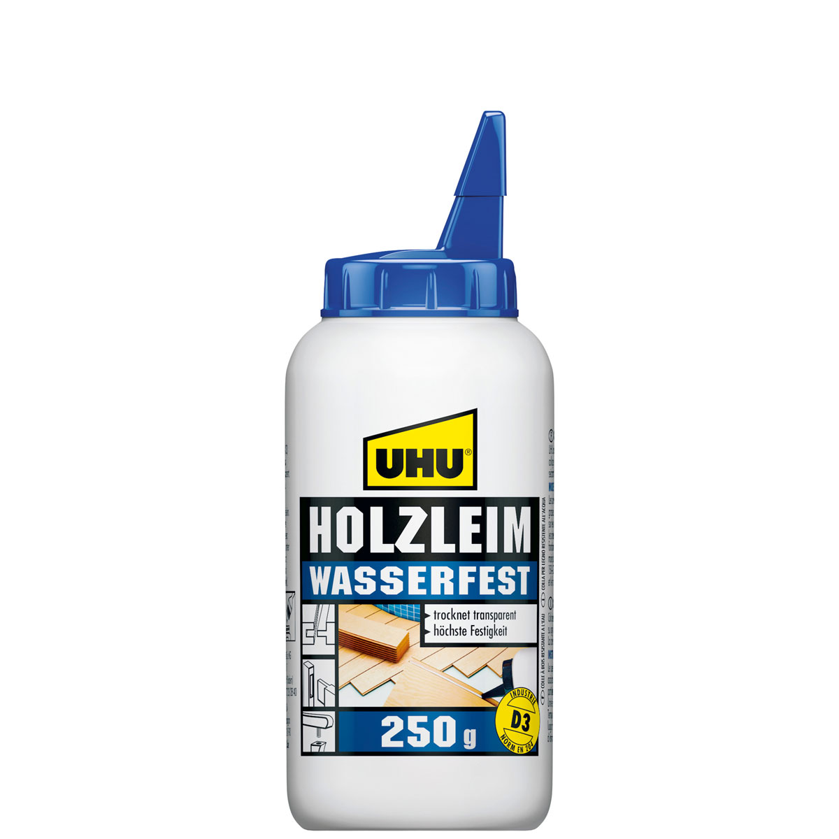 UHU  Holzleim Wasserfest 250 g Bild 1