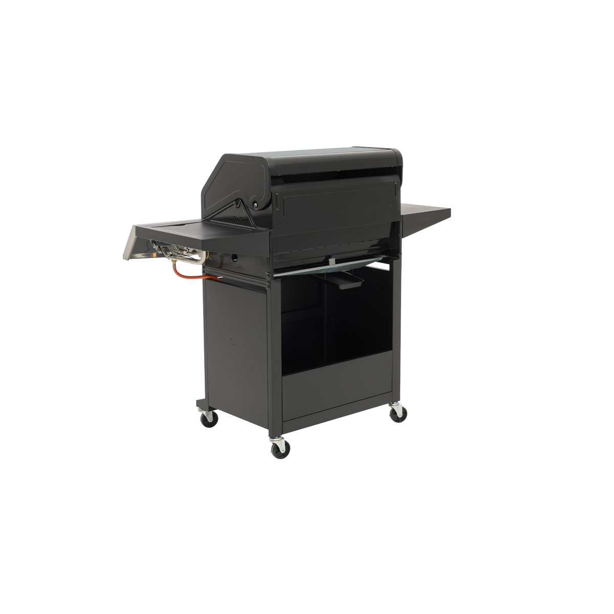 Rothmann Gasgrillwagen Daytona 5 Plusschwarz mit Edelstahlapplikationen Bild 3