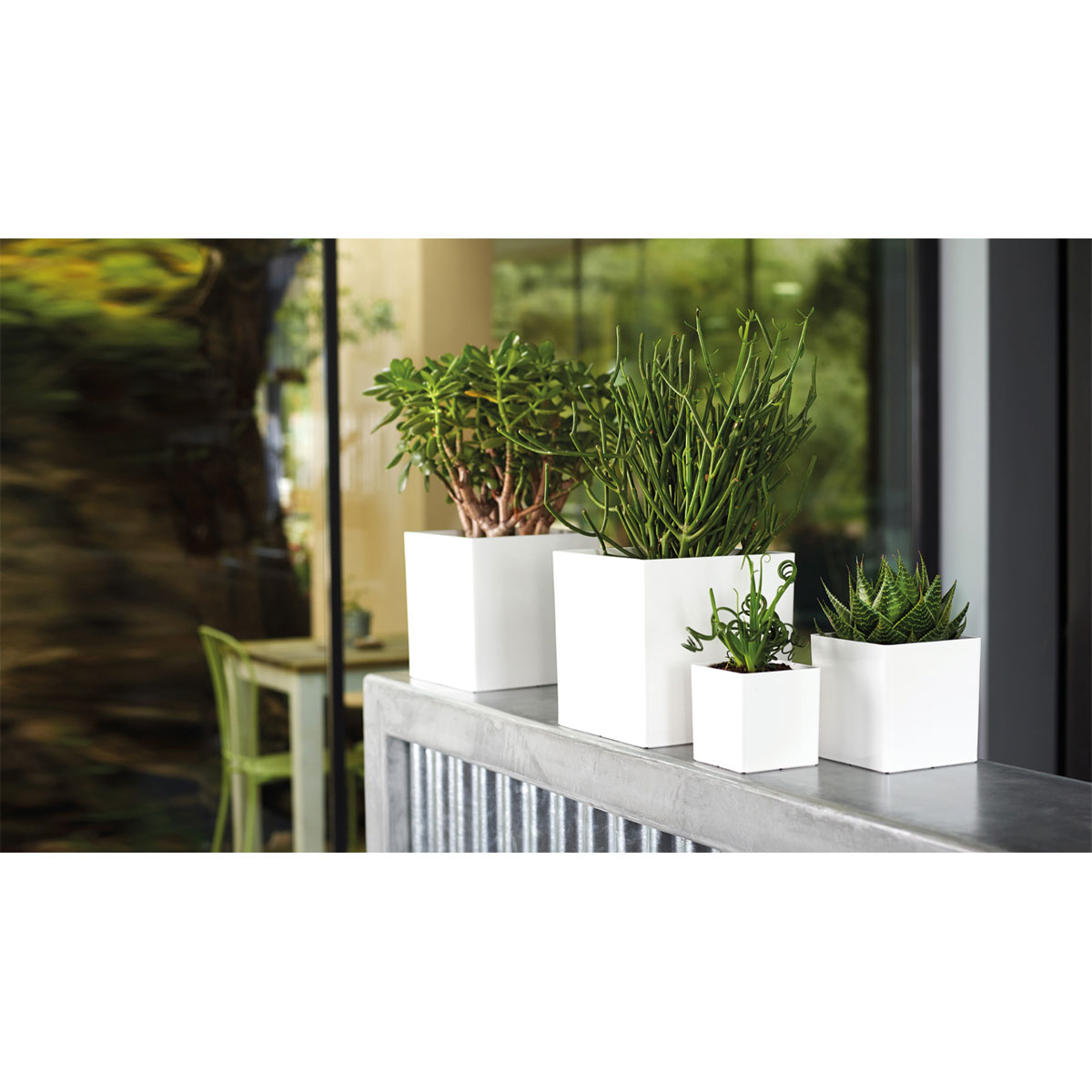 Übertopf Oslo Mate Pot 14 cm weiß Bild 2