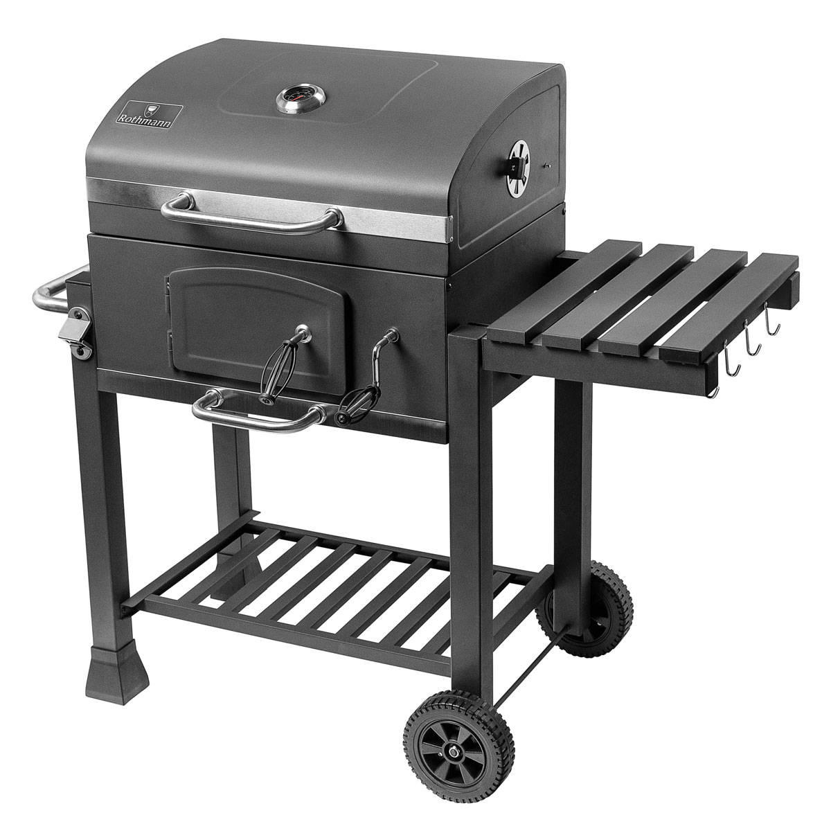 Rothmann Holzkohlegrill Orlando mit Grillrostsystem Bild 2
