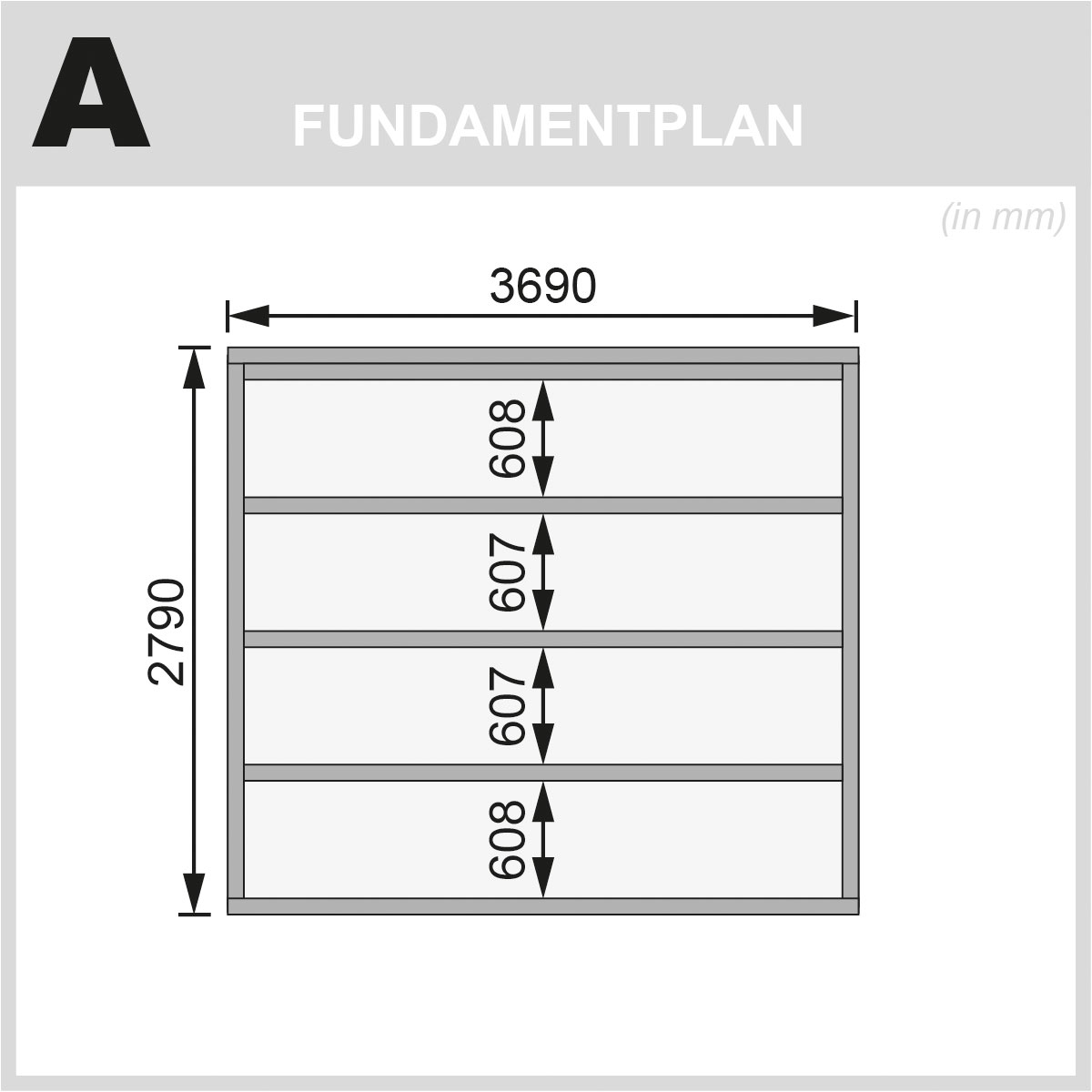 Karibu Gartenhaus Trittau 5 naturbelassen Bild 6