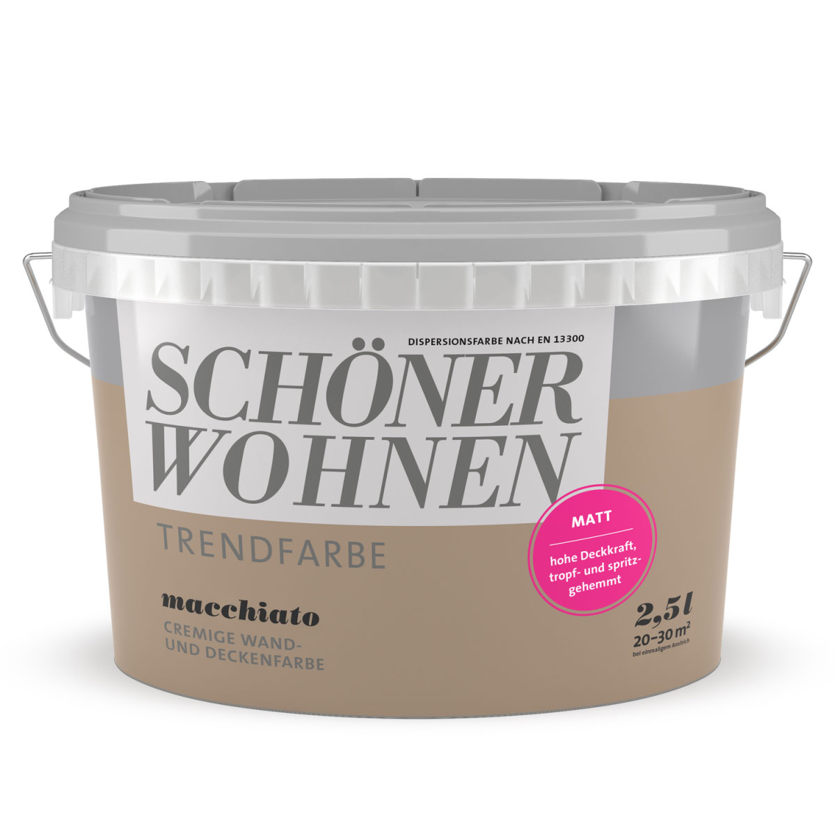 Schöner Wohnen Farbe Trendfarbe Macchiato Matt 2,5 L